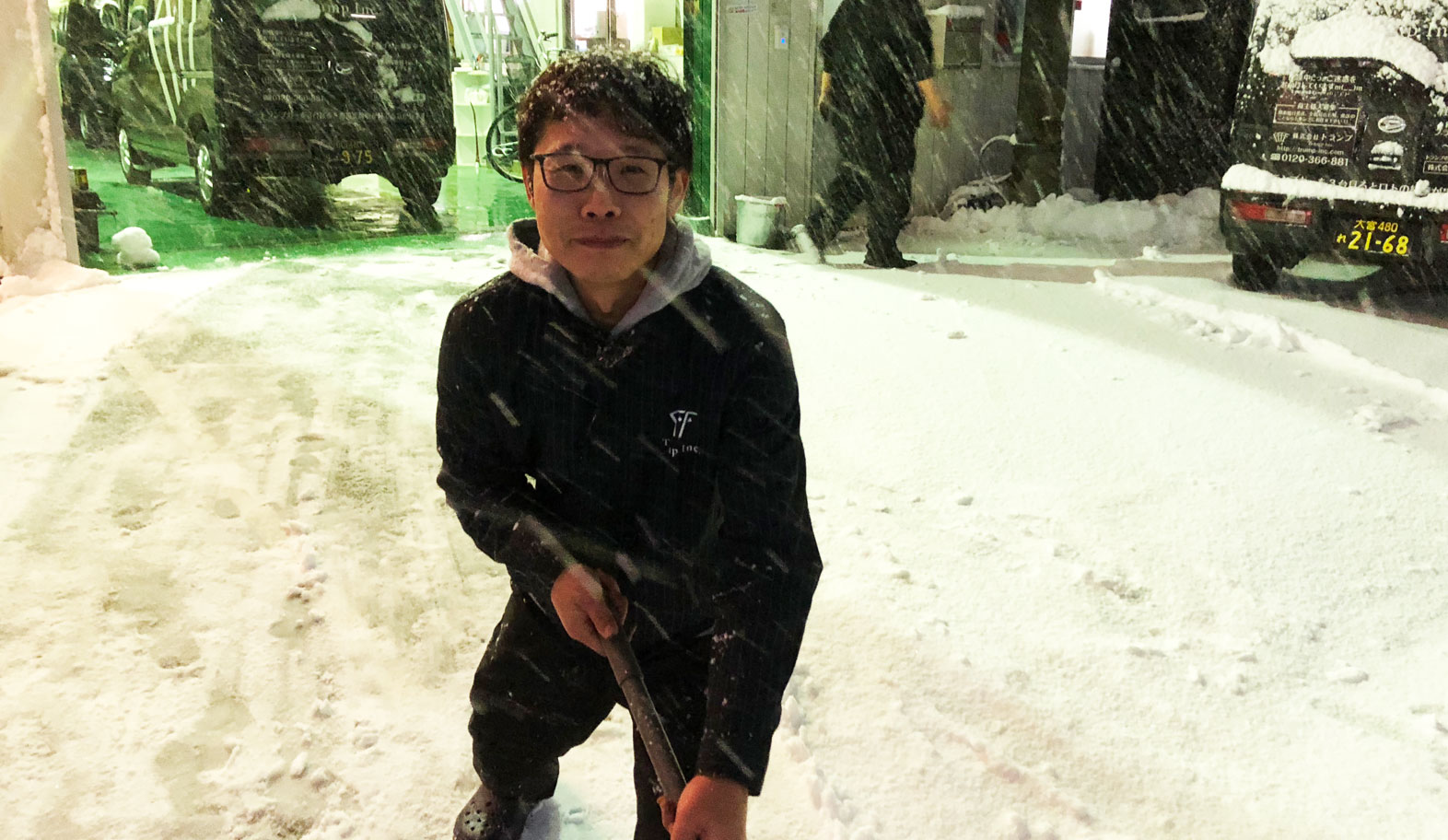 横田行博,大雪,関東,埼玉,軽貨物,建設,かまくら